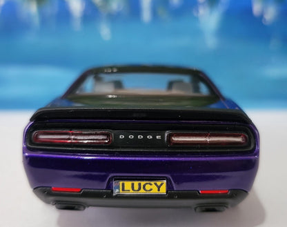 Custom Dodge Challenger SRT Demon 170 Name Plate - Personalised 1:40 Diecast Gift for Car Lovers - Lovely Present for Him with Gift Sleeve