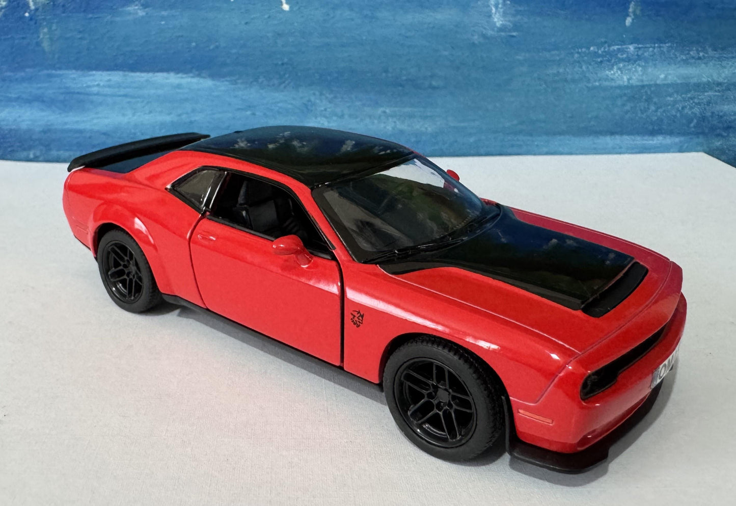 Custom Dodge Challenger SRT Demon 170 Name Plate - Personalised 1:40 toy car Gift for birthdays cake topper special occasion Gift Sleeve