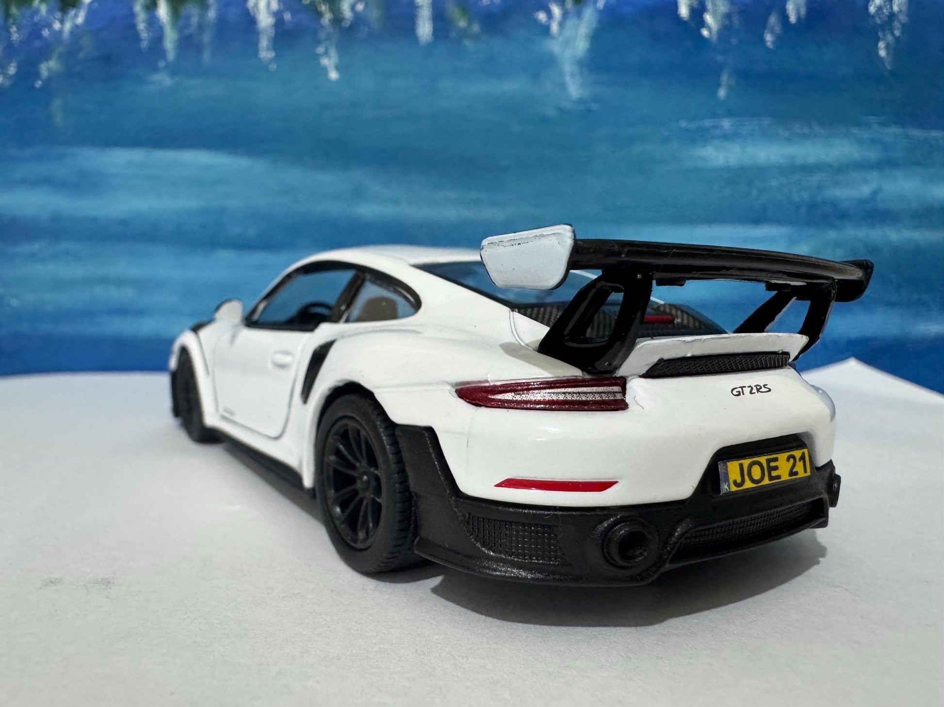 PERSONALISED PLATES Porsche GT - Carrera car Model uncle grandad boy girl dad mom brother birthday fathers day gift present Multiple Colours