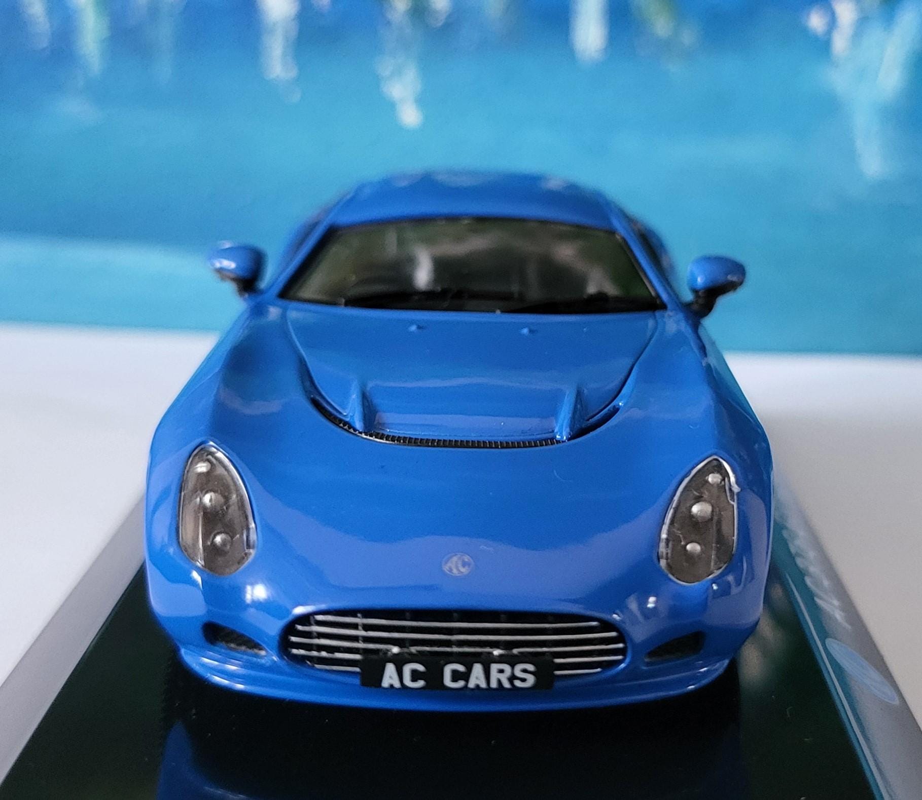 1:43 Scale AC 378 GT (2012) Diecast Model Car - Display Case Included - Collectible Sports Car Replica for dad, mom, grandad, granny, uncle