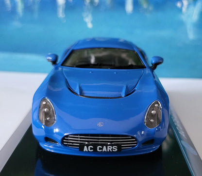 1:43 Scale AC 378 GT (2012) Diecast Model Car - Display Case Included - Collectible Sports Car Replica for dad, mom, grandad, granny, uncle