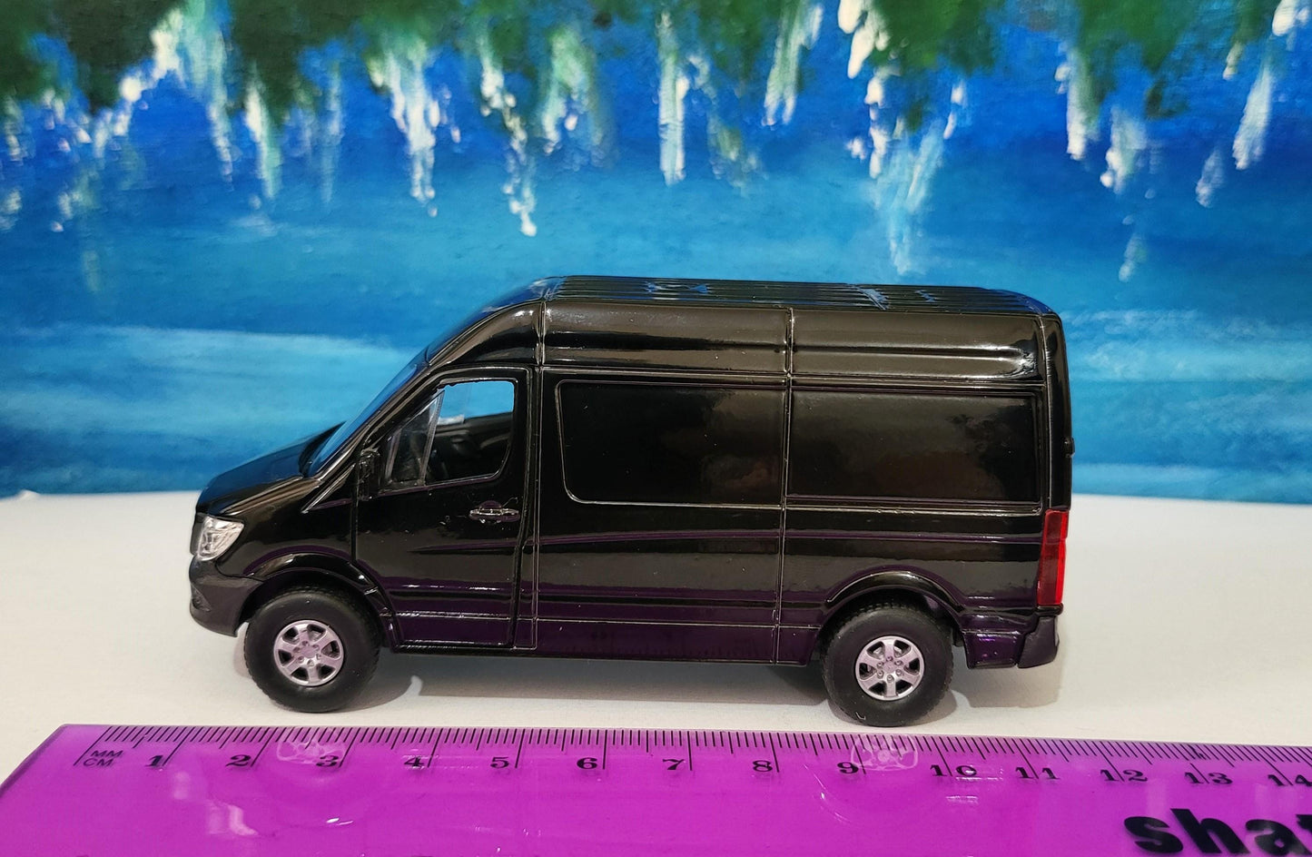 PERSONALISED PLATES sprinter Van Mercedes Model boy girl dad mom uncle grandad brother birthday Easter gift present New BOXED - Black!