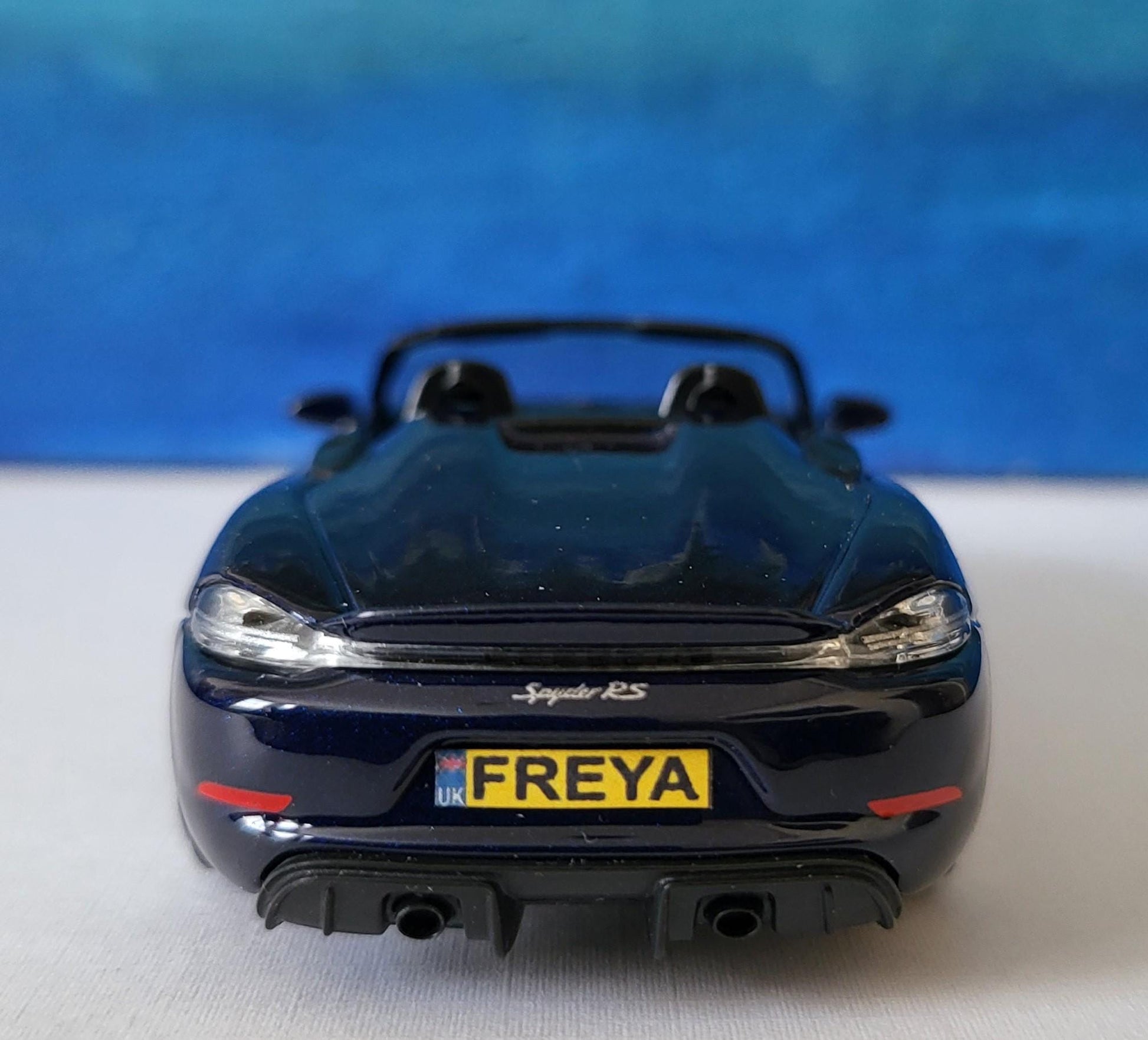 Exclusive Porsche 718 Spyder RS 2024 Personalized Name Plate – dad mom man women birthday anniversary Car Enthusiast Gift Box, limited stock