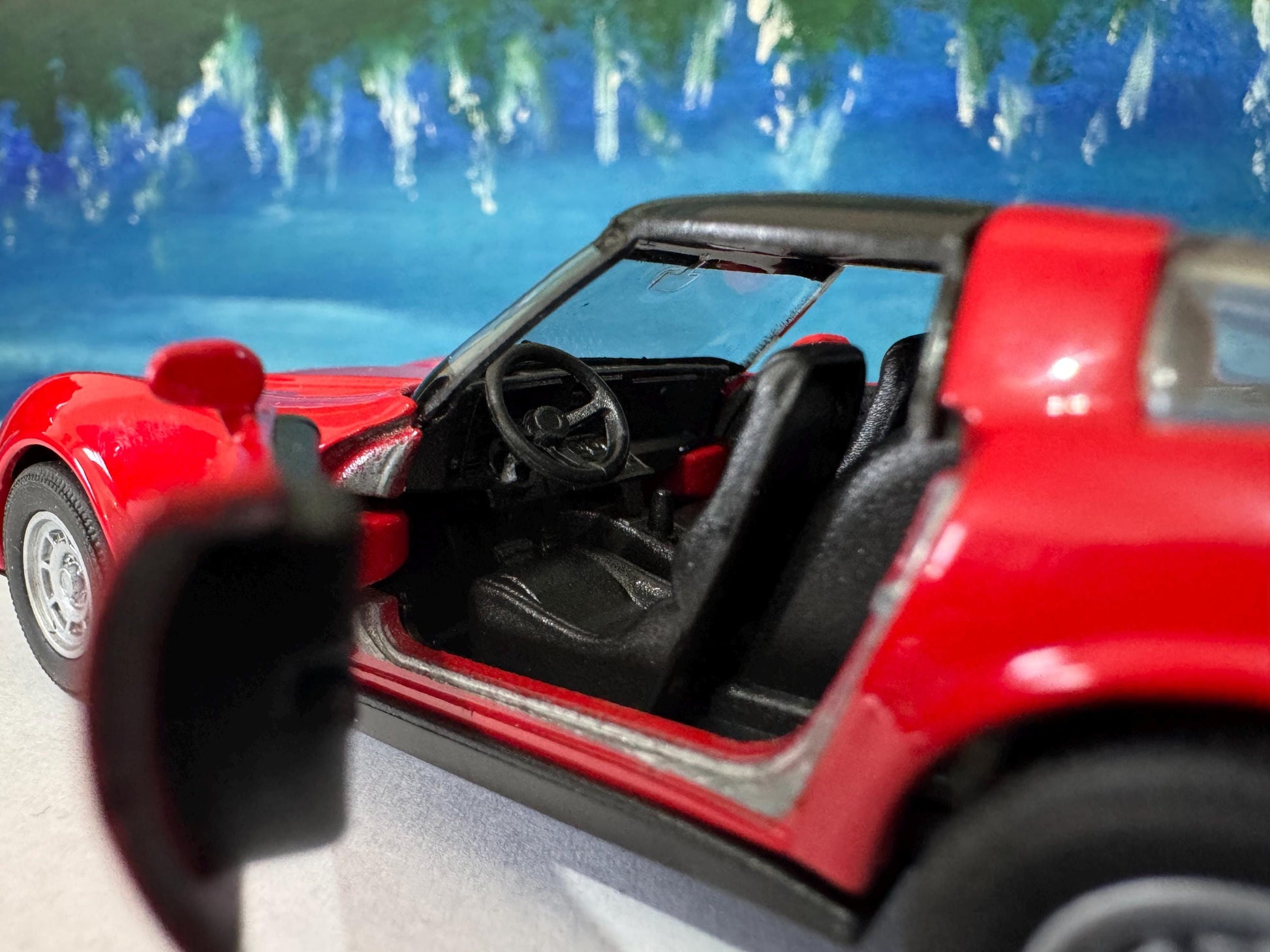 Personalized 1982 Chevy Corvette Coupe - Vintage Diecast Car Model 1:32 Scale - Retro Collector’s Gift for Men grandad, dad, husband Boxed