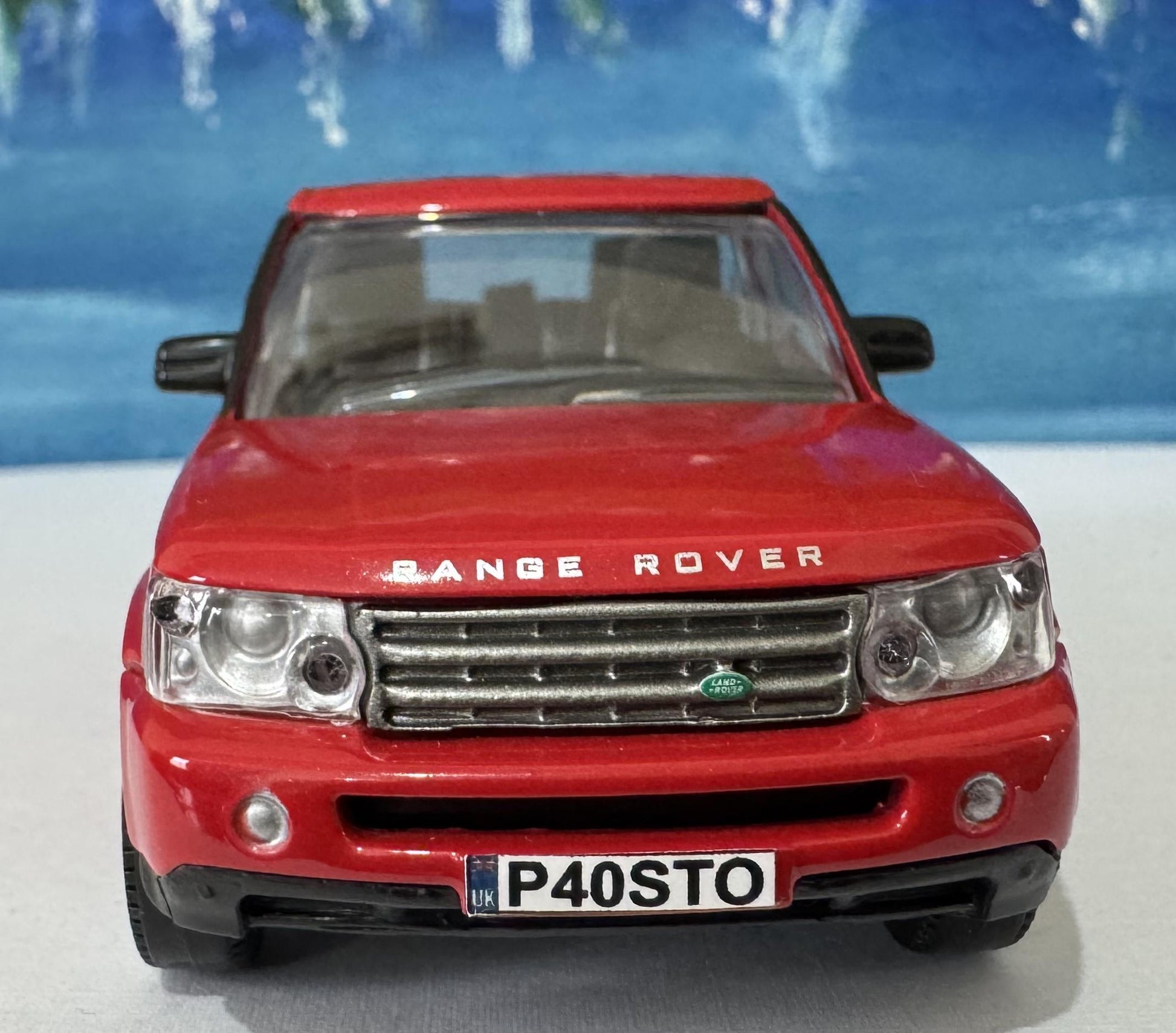 Range Rover Sport 1:43 Scale - Personalized Name Plate - Custom Car Model Gift - Diecast Vehicle Display - Unique Birthday Present New Boxed