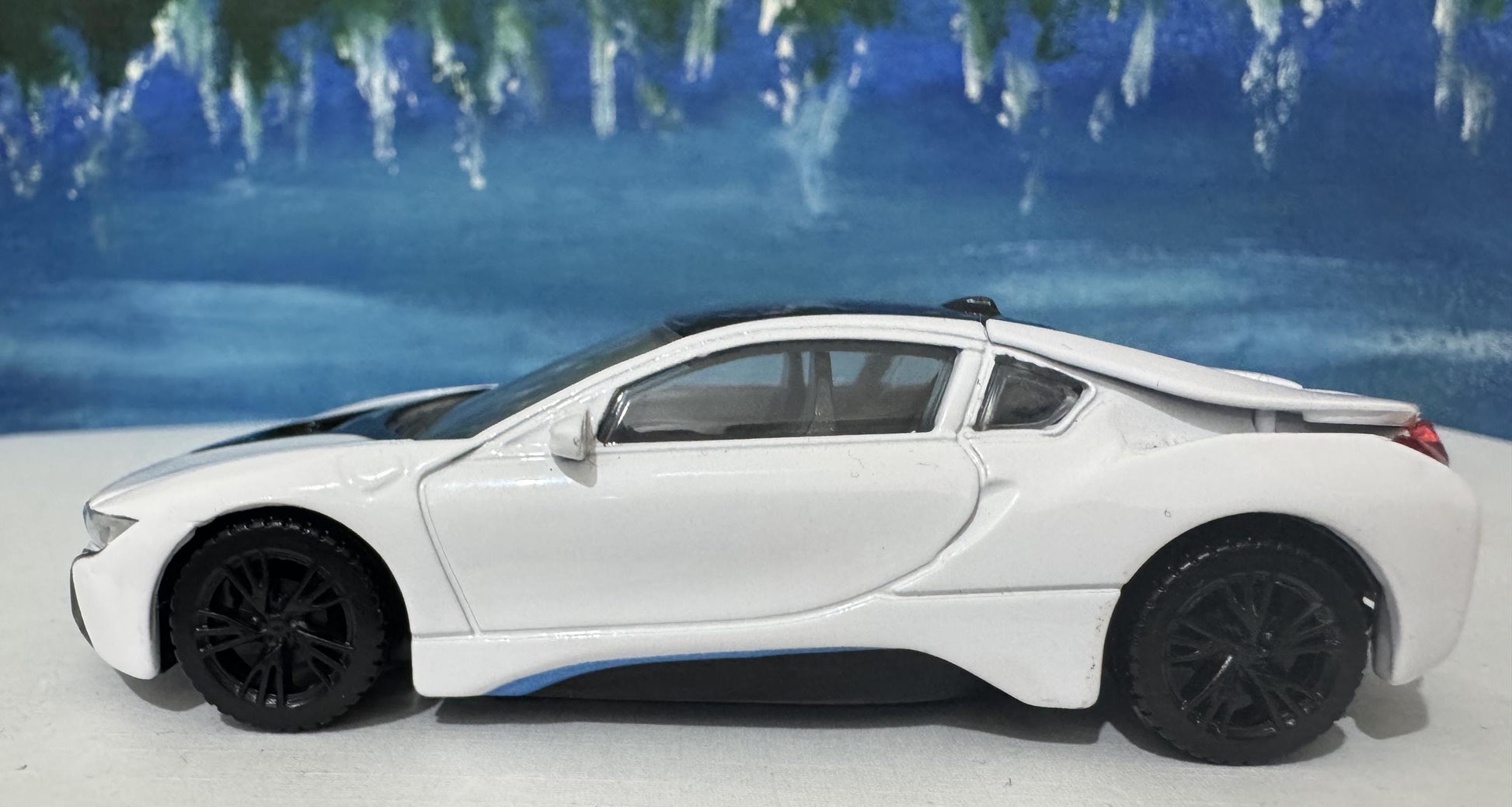 Custom Name BMW i8 Diecast Car Model - 1:43 Scale Blac Germany Sports Toy - Rastar Collectible - Unique Gift for Car Enthusiasts Boxed