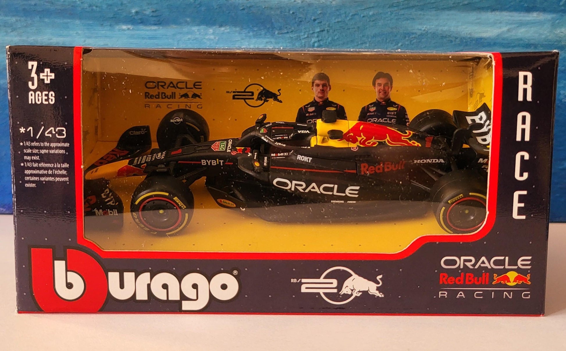 Racing 1:43 Red Bull Racing RB20 2024 F1 Model Car – Max Verstappen #1 – Diecast Metal Collectible – New in Box