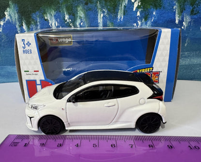 Toyota Yaris GR 1:43 Scale Model Car - Custom Name Plate | Personalized Gift for Dad, Mom, Kids, boy | Birthday, Christmas Present Boxed