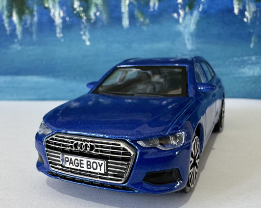 Personalized Audi A6 Toy Car Model – 1:43 Scale – Custom Plates – Gift for Boy, Girl, Dad, Mom, Uncle, Grandad, Brother – Birthday Present