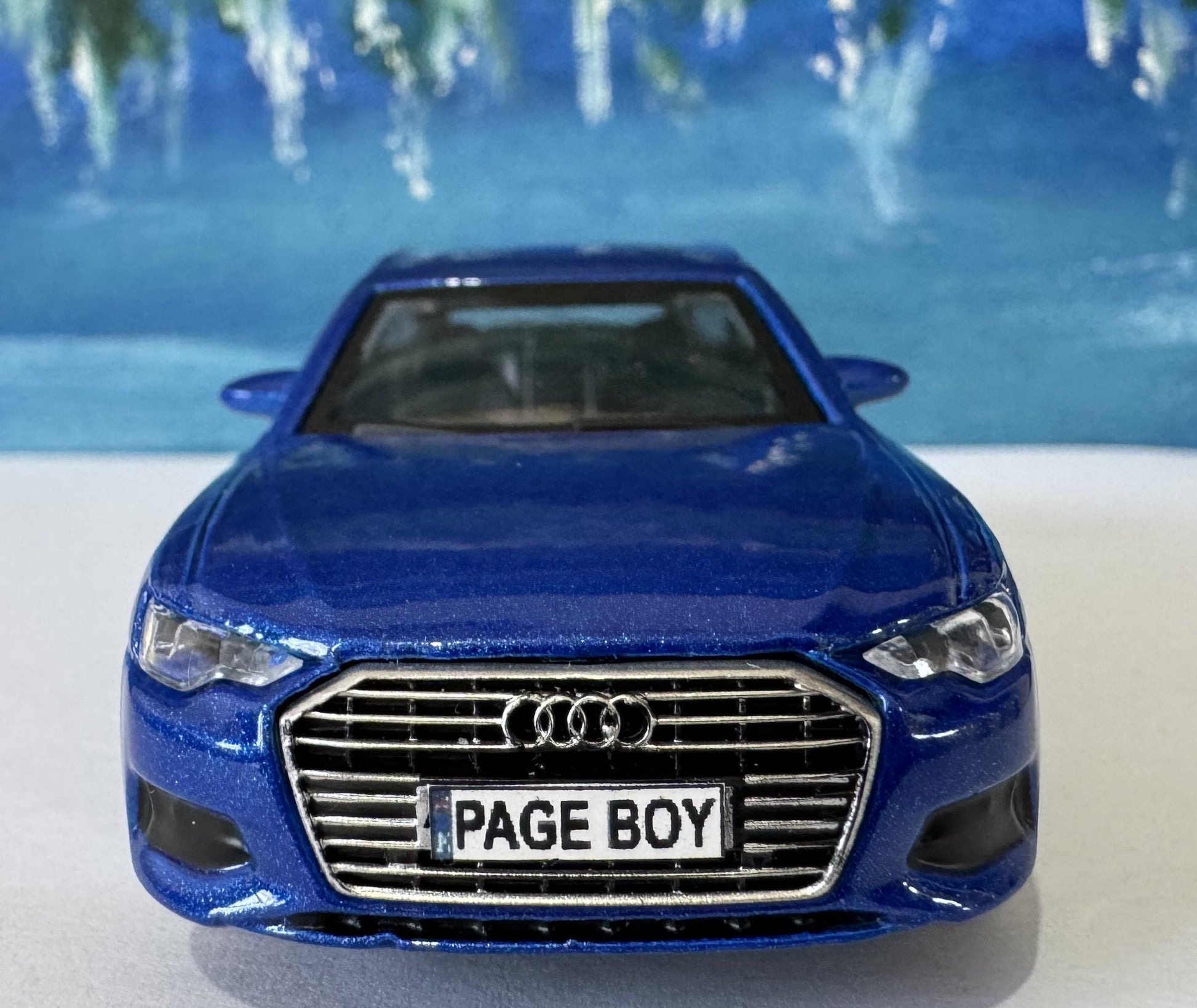 Personalized Audi A6 Toy Car Model – 1:43 Scale – Custom Plates – Gift for Boy, Girl, Dad, Mom, Uncle, Grandad, Brother – Birthday Present