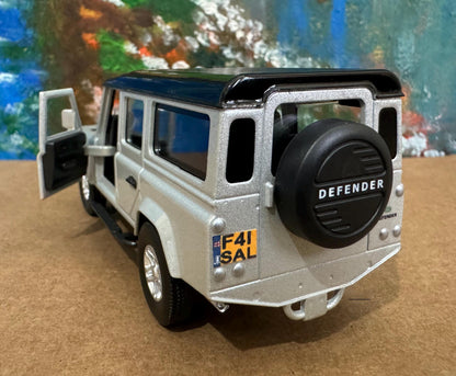 PERSONALISED PLATES Landrover Defender Toy Car Model boy girl dad mom uncle grandad brother birthday cake topper gift present NEW Boxed