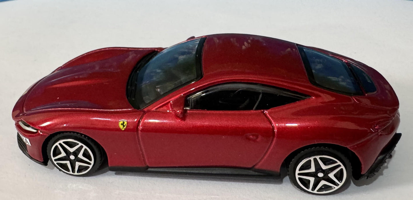 Ferrari Roma 1:43 Scale Diecast Model Personalized name Plate, Collectible Car | Gift for Ferrari Fans, man, boy, girl, kids, youth Boxed