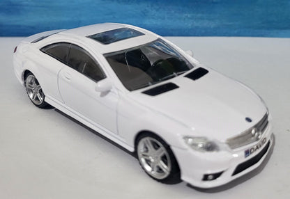Mercedes CL 63 AMG White 1:43 Diecast Car – Rastar Model – Official Gift for Men,Women, uncle, sister, Dad, Kids – Collectible Gift Boxed