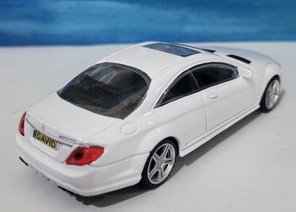 Mercedes CL 63 AMG White 1:43 Diecast Car – Rastar Model – Official Gift for Men,Women, uncle, sister, Dad, Kids – Collectible Gift Boxed