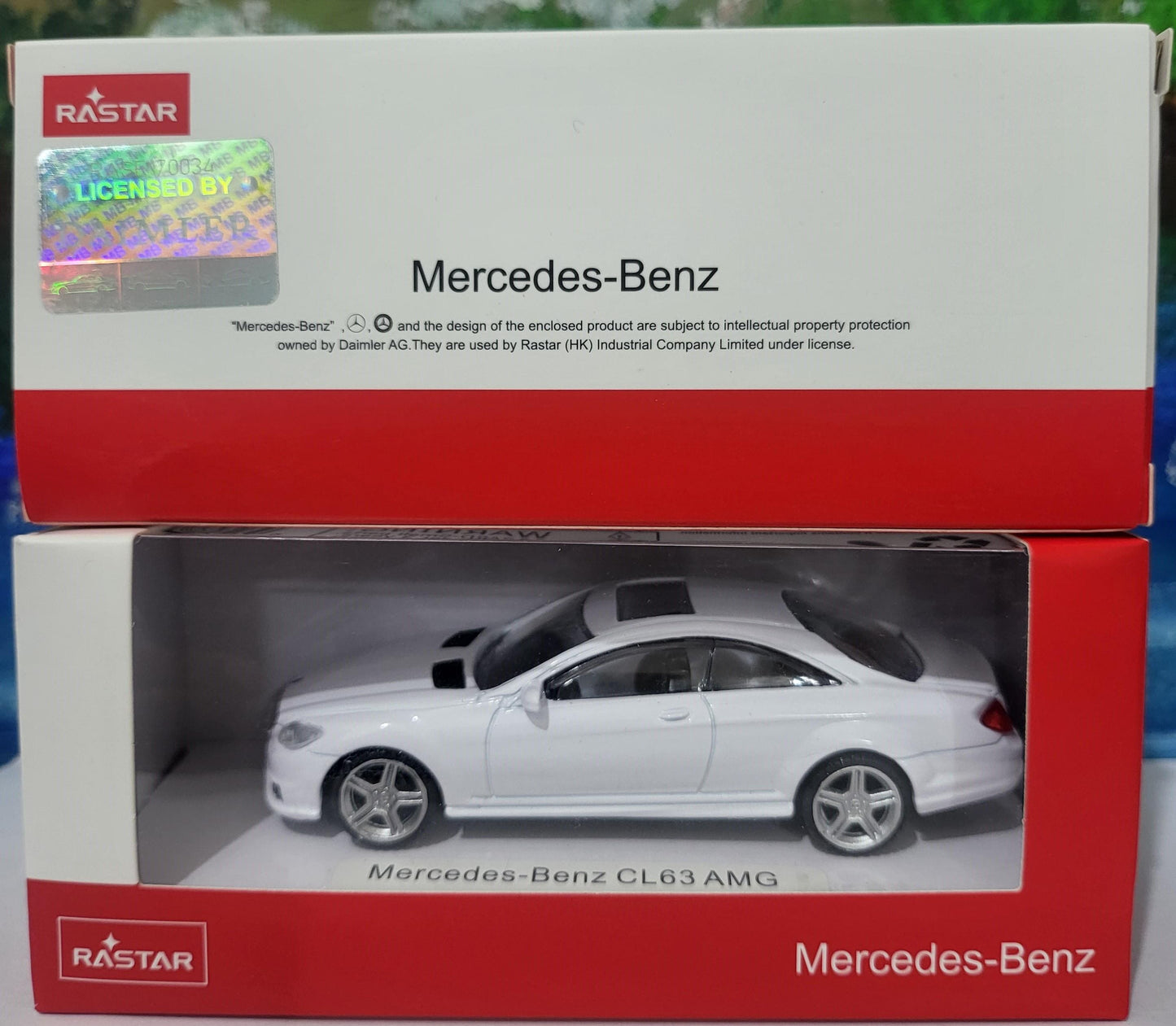 Mercedes CL 63 AMG White 1:43 Diecast Car – Rastar Model – Official Gift for Men,Women, uncle, sister, Dad, Kids – Collectible Gift Boxed