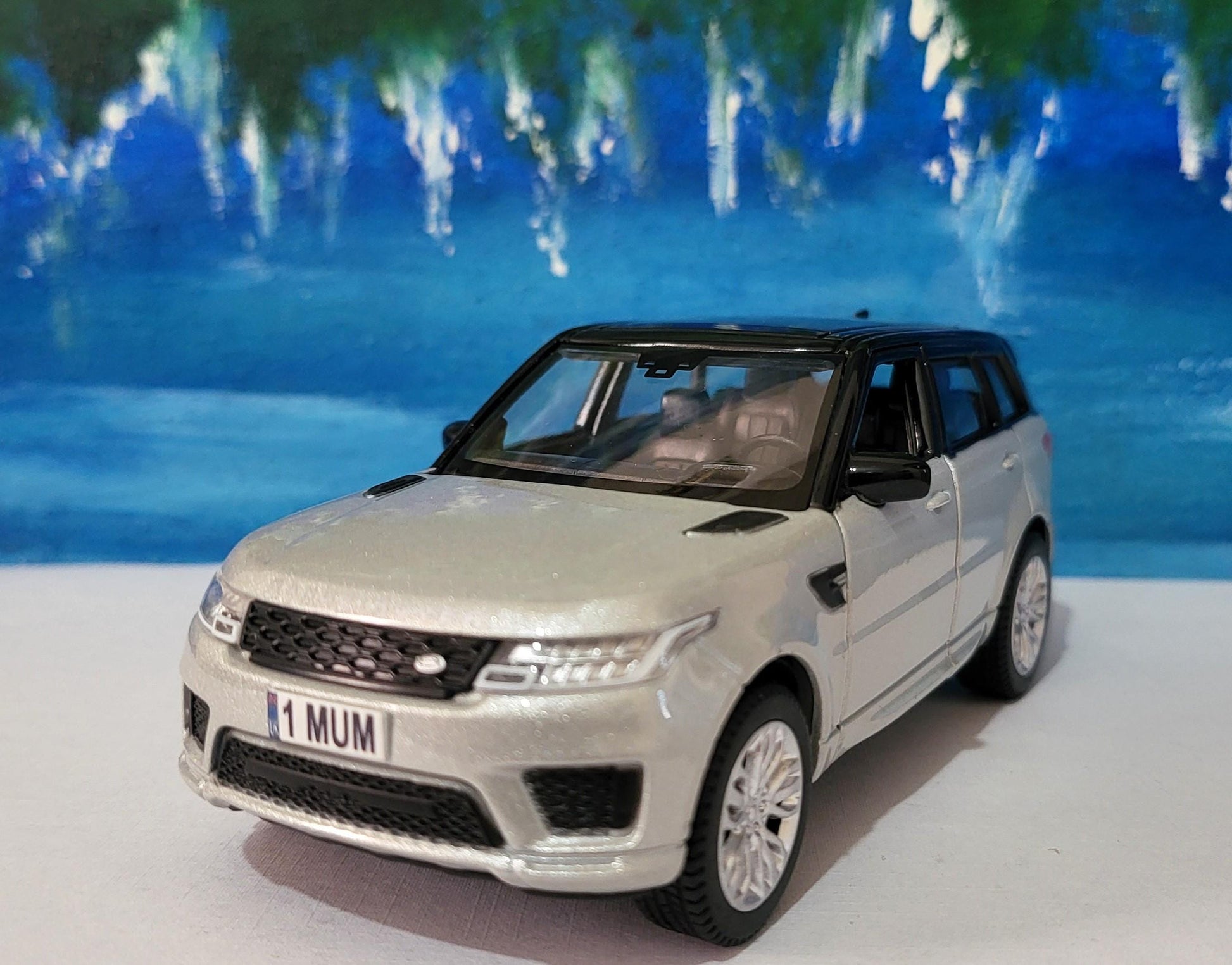 PERSONALISED PLATES 1:36 RangeRover Sport Toy Car Model boy girl dad mom uncle grandad brother birthday Christmas gift present *4 Colours*
