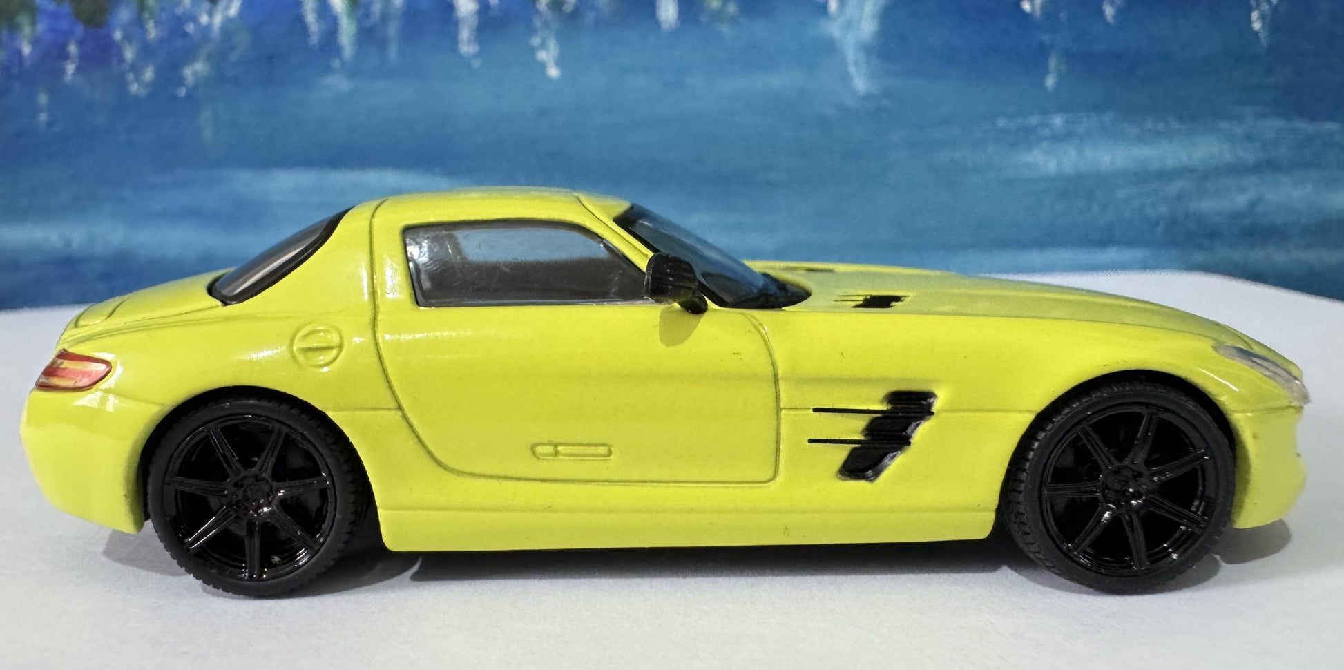 Custom Name Plate Mercedes-Benz SLS AMG Model Car – 1:43 Scale – Personalised Plates – Gift for Him, Kids, Car Enthusiast – Solido – Boxed