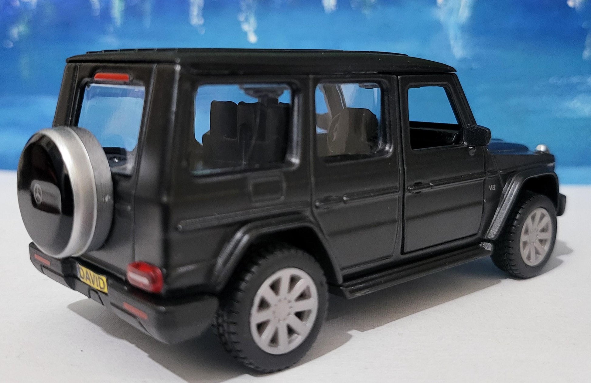 Personalized name plate Mercedes G-Class Diecast Model 11.5 cm | Officially Licensed SUV | Luxury Car Gift for Dad, Kids, Collectors | Boxed