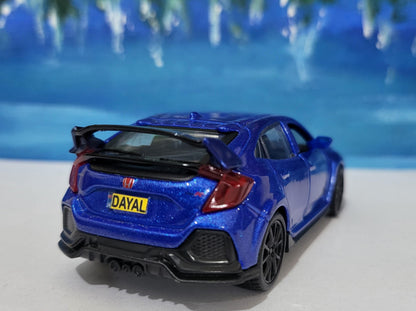 New Honda TYPE R Hatchback Model car| personalised name plate diecast car | scale model car | collectible | gifts for him | car enthusiasts