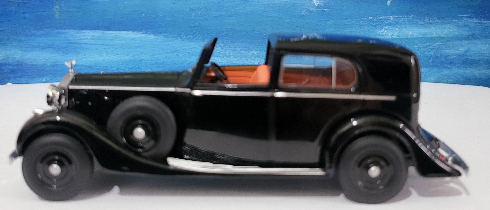 Personalized Rolls Royce Phantom 3 SdV Mulliner Black Oxford Diecast Model – Custom Name Gift for Dad, Mom, Husband, Wife, Sister, Grandad