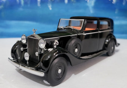 Personalized Rolls Royce Phantom 3 SdV Mulliner Black Oxford Diecast Model – Custom Name Gift for Dad, Mom, Husband, Wife, Sister, Grandad