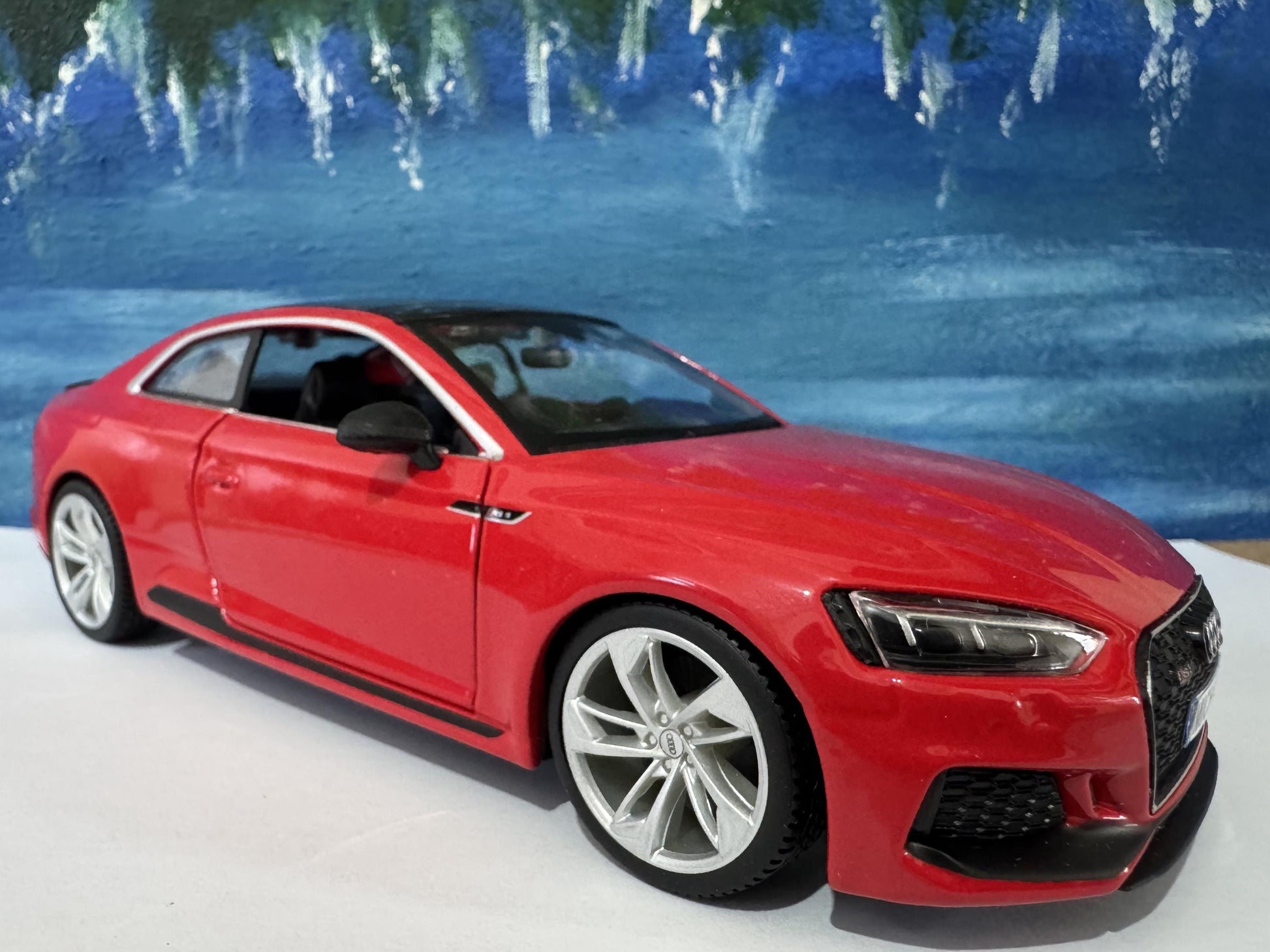 Personalized Audi RS 5 Coupe Toy Car 1:24 | Opening Doors | Gift for Dad, mom, girl or Boy | Boxed Collectible Model, High Detailed.