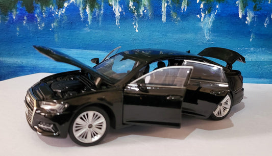 Personalized Audi A6 Toy Car 1:32 | Light and Sound | Opening Doors, Hood & Trunk | Gift for Dad, mom, girl or Boy | Boxed Collectible Model