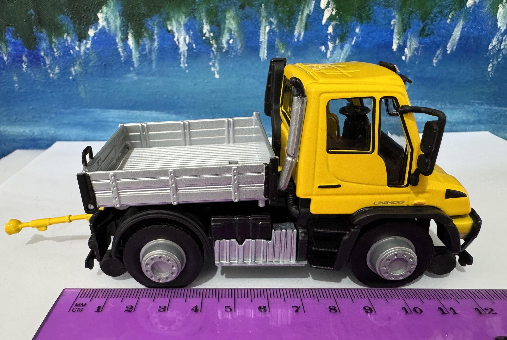 Mercedes-Benz Personalized Name Plate 1:43 MB Unimog U400 U423 RoRail | O Gauge Road-Rail Model | Gift for Boys, Men, Uncle Boxed