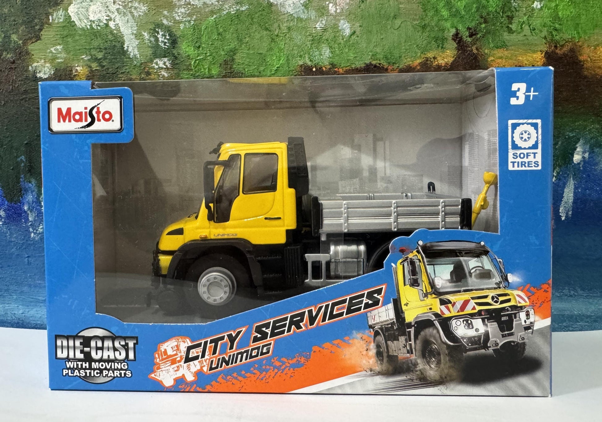 Mercedes-Benz Personalized Name Plate 1:43 MB Unimog U400 U423 RoRail | O Gauge Road-Rail Model | Gift for Boys, Men, Uncle Boxed