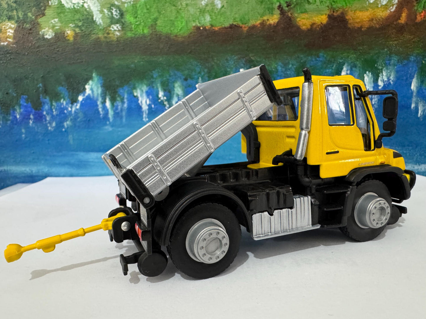 Mercedes-Benz Personalized Name Plate 1:43 MB Unimog U400 U423 RoRail | O Gauge Road-Rail Model | Gift for Boys, Men, Uncle Boxed