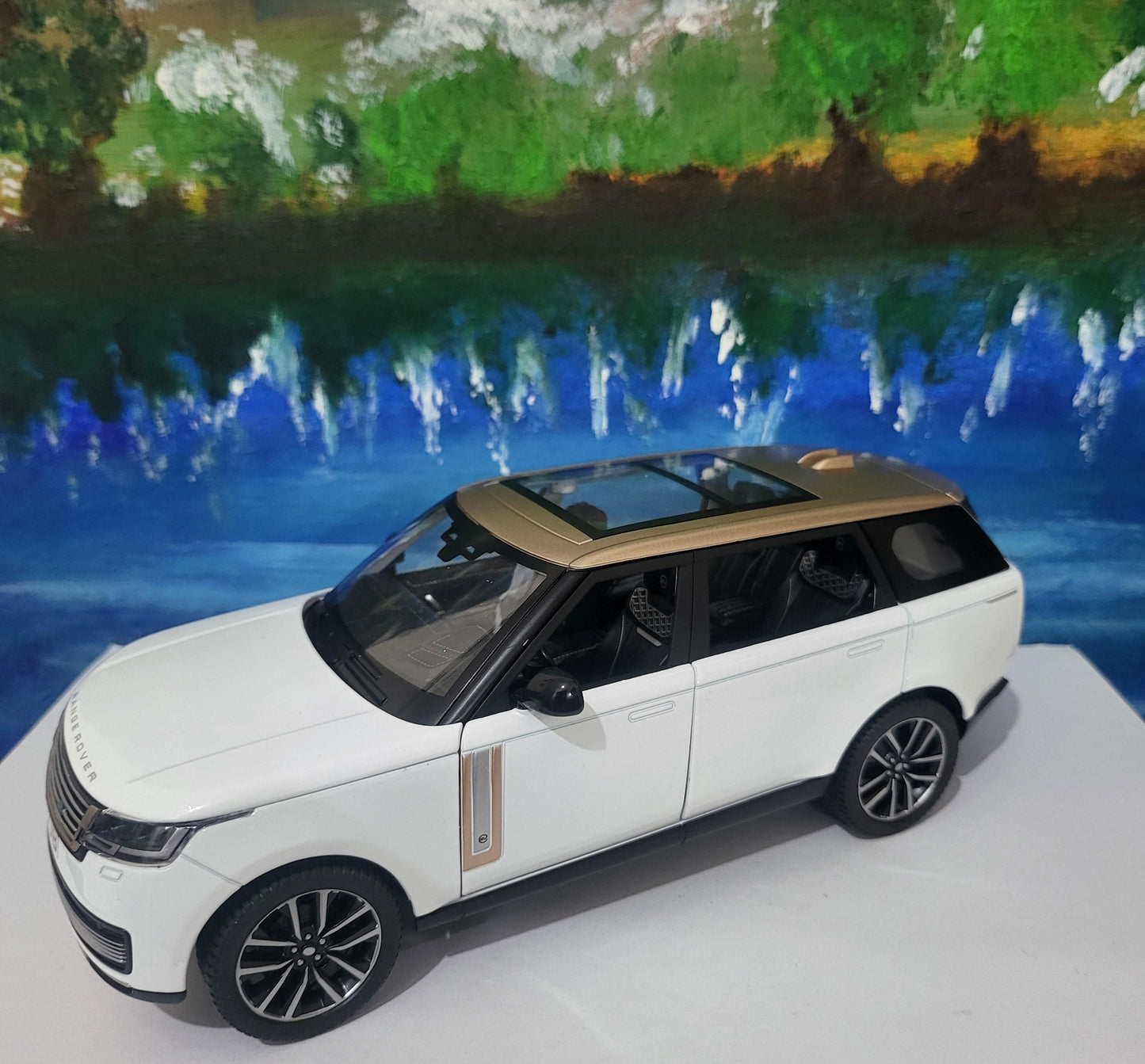 Personalized Name Plate for Range Rover SV 2022 1:24 Model - with Light & Sound - Unique Gift for Dad, Husband, Boy, Car Enthusiast Boxed