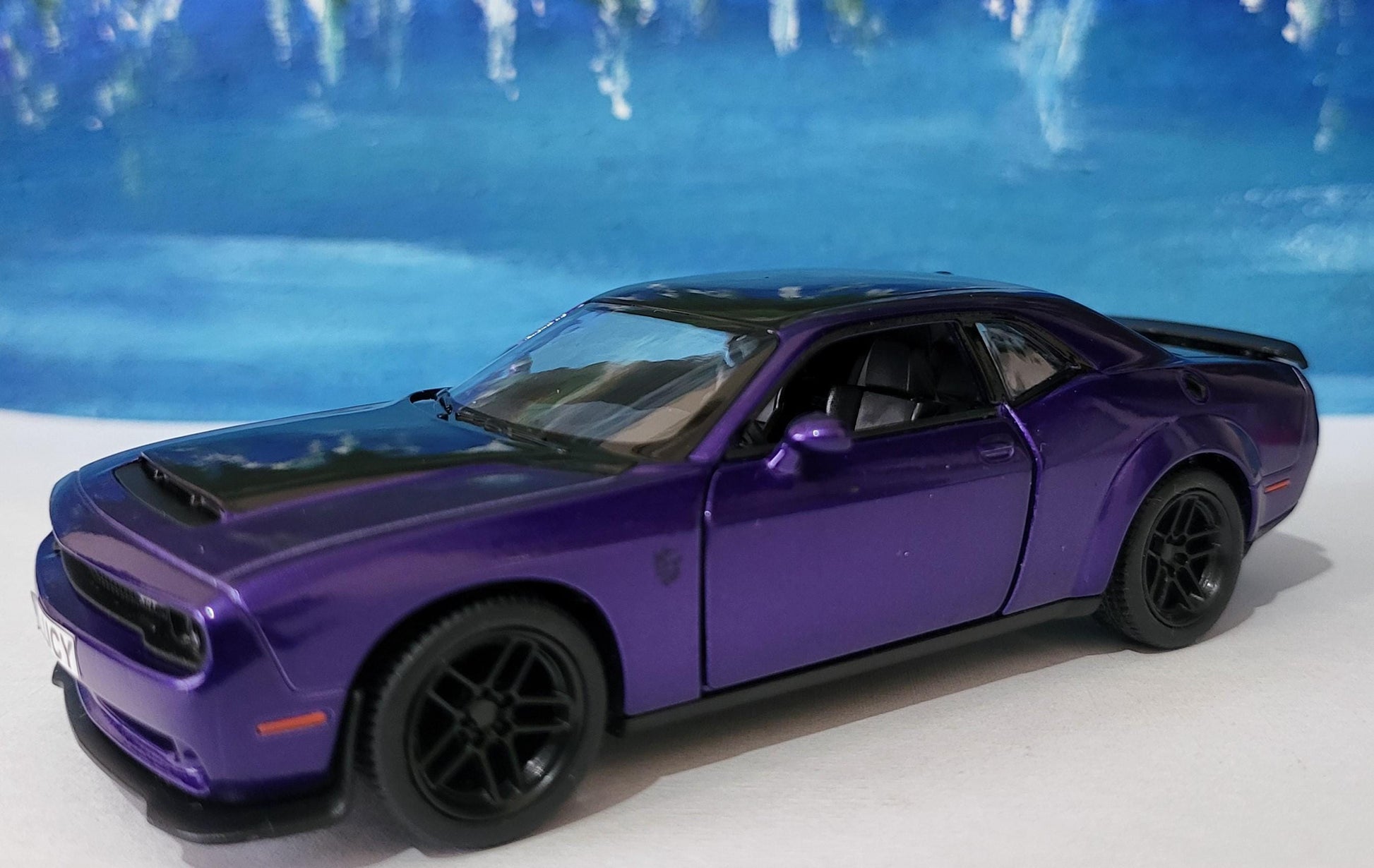 Custom Dodge Challenger SRT Demon 170 Name Plate - Personalised 1:40 Diecast Gift for Car Lovers - Lovely Present for Him with Gift Sleeve