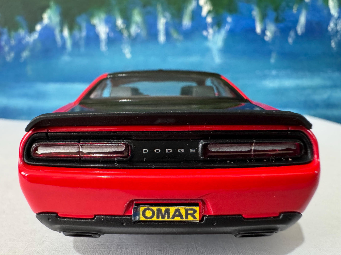 Custom Dodge Challenger SRT Demon 170 Name Plate - Personalised 1:40 toy car Gift for birthdays cake topper special occasion Gift Sleeve