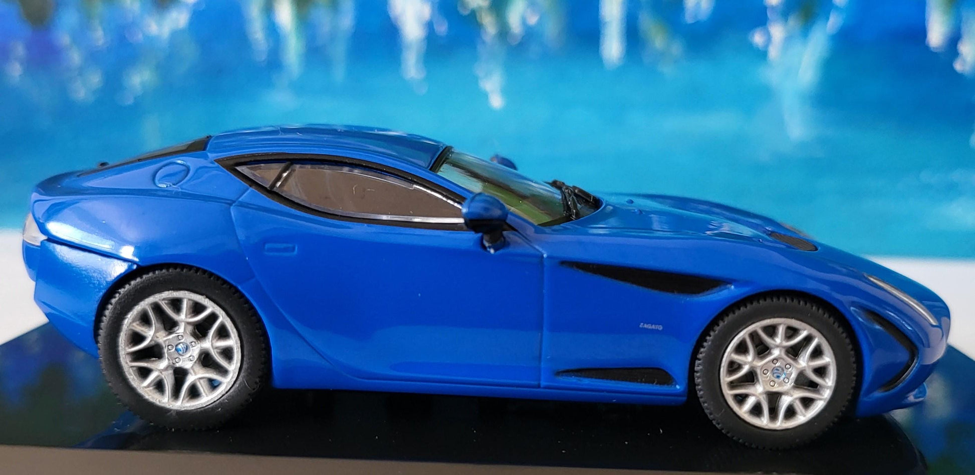 1:43 Scale AC 378 GT (2012) Diecast Model Car - Display Case Included - Collectible Sports Car Replica for dad, mom, grandad, granny, uncle