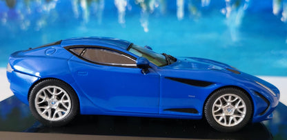 1:43 Scale AC 378 GT (2012) Diecast Model Car - Display Case Included - Collectible Sports Car Replica for dad, mom, grandad, granny, uncle