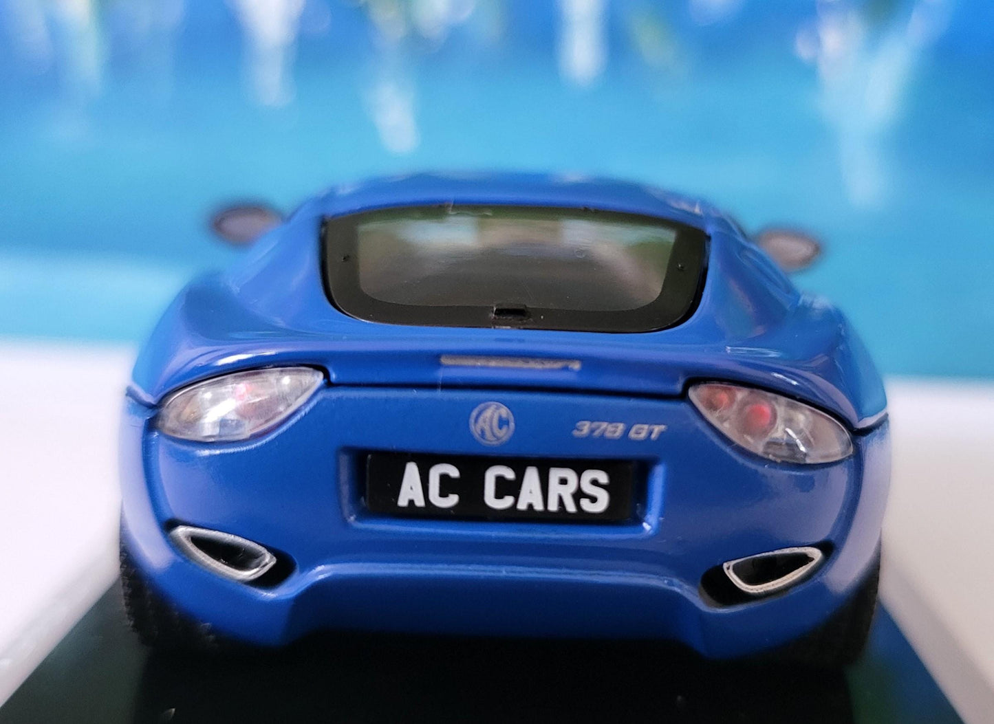1:43 Scale AC 378 GT (2012) Diecast Model Car - Display Case Included - Collectible Sports Car Replica for dad, mom, grandad, granny, uncle