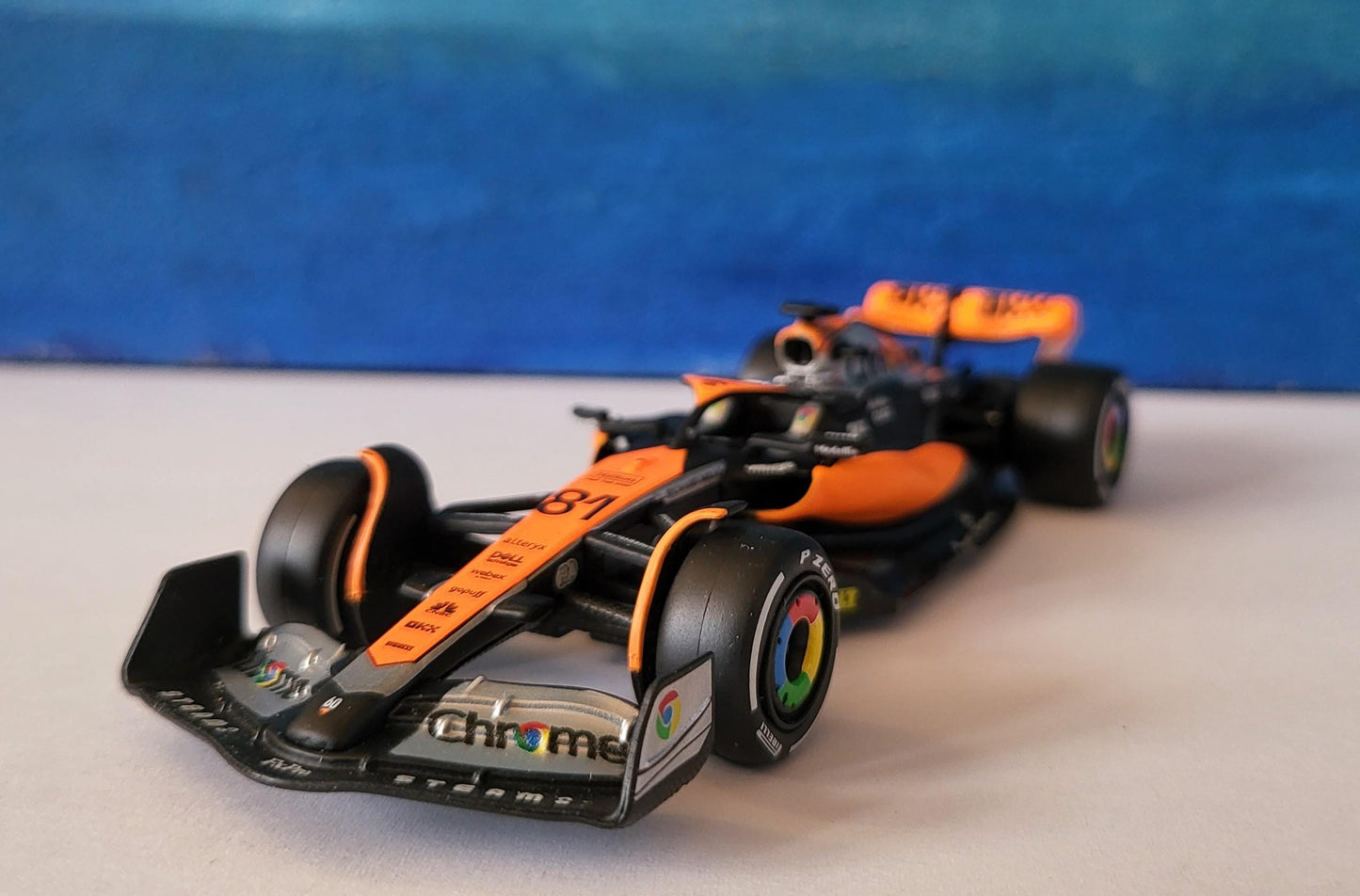 F1 McLaren MCL60 2023 British GP Oscar Piastri #81, 1/43 Scale collectible display model racing fan must have New in Box