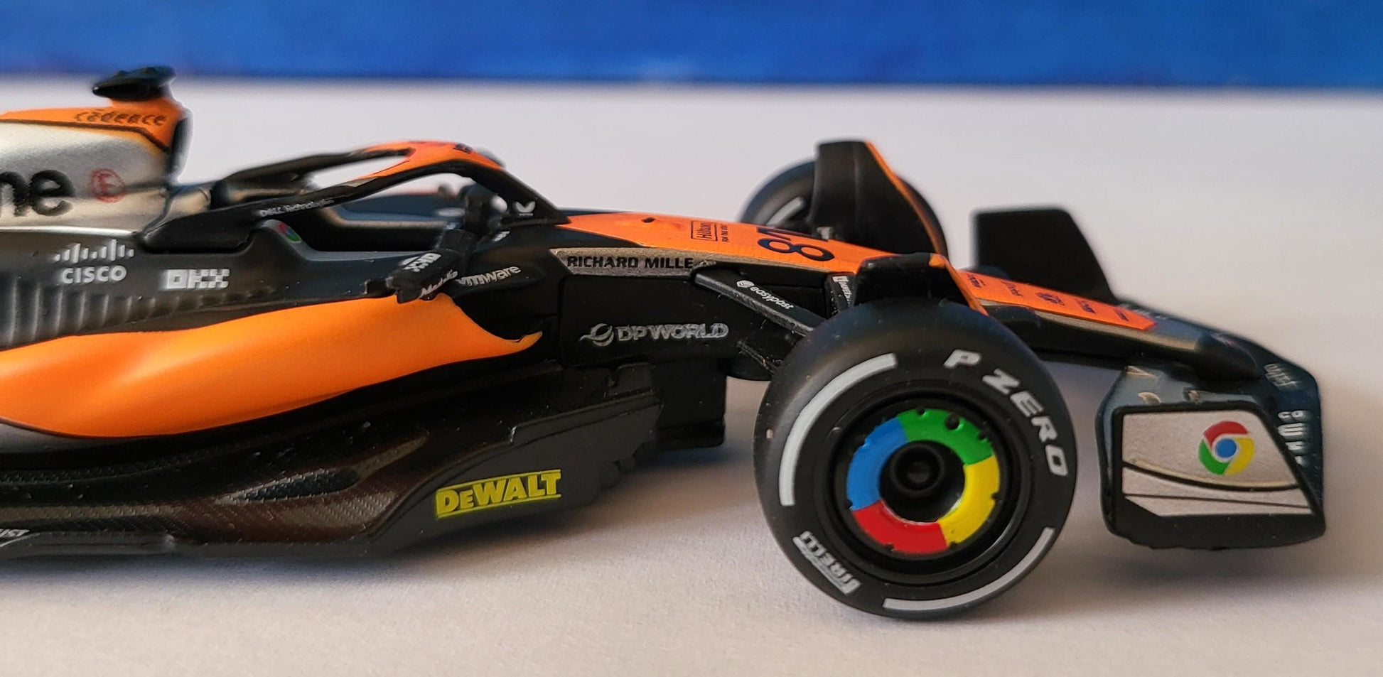 F1 McLaren MCL60 2023 British GP Oscar Piastri #81, 1/43 Scale collectible display model racing fan must have New in Box