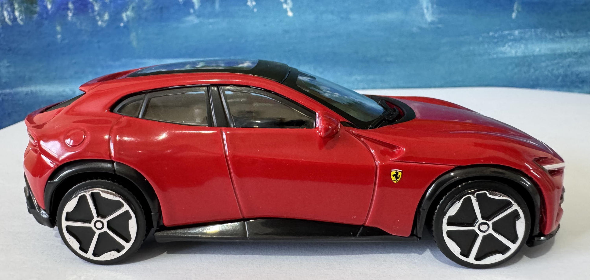 Ferrari Purosangue 1:43 Scale Diecast Model - Custom Name Plate | Personalized Collectible Car | Gift for Ferrari Fans, man, boy Boxed