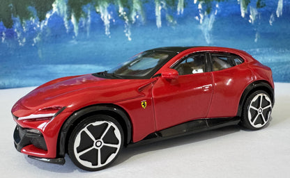 Ferrari Purosangue 1:43 Scale Diecast Model - Custom Name Plate | Personalized Collectible Car | Gift for Ferrari Fans, man, boy Boxed