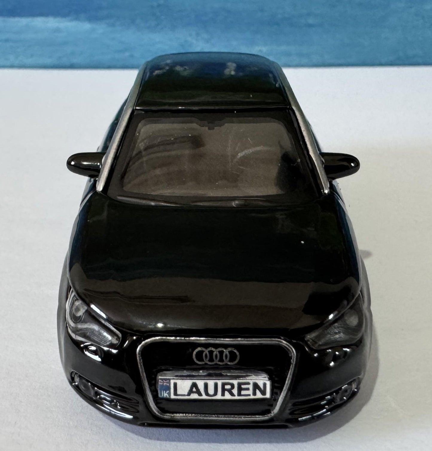 Personalized Audi A1 Toy Car Model – 1:43 Scale – Custom Plates – Gift for Boy, Girl, Dad, Mom, Uncle, Grandad, Brother – Birthday Present