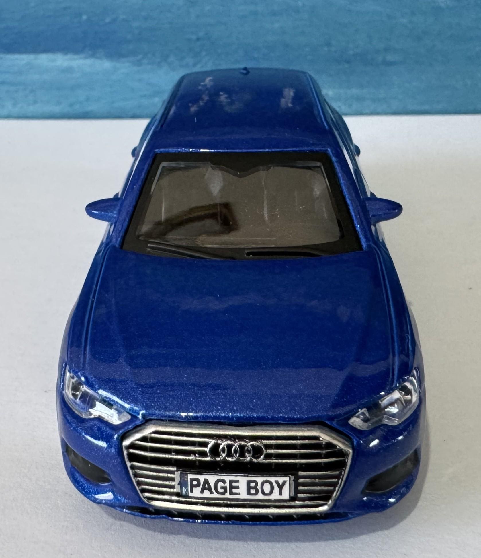 Personalized Audi A6 Toy Car Model – 1:43 Scale – Custom Plates – Gift for Boy, Girl, Dad, Mom, Uncle, Grandad, Brother – Birthday Present