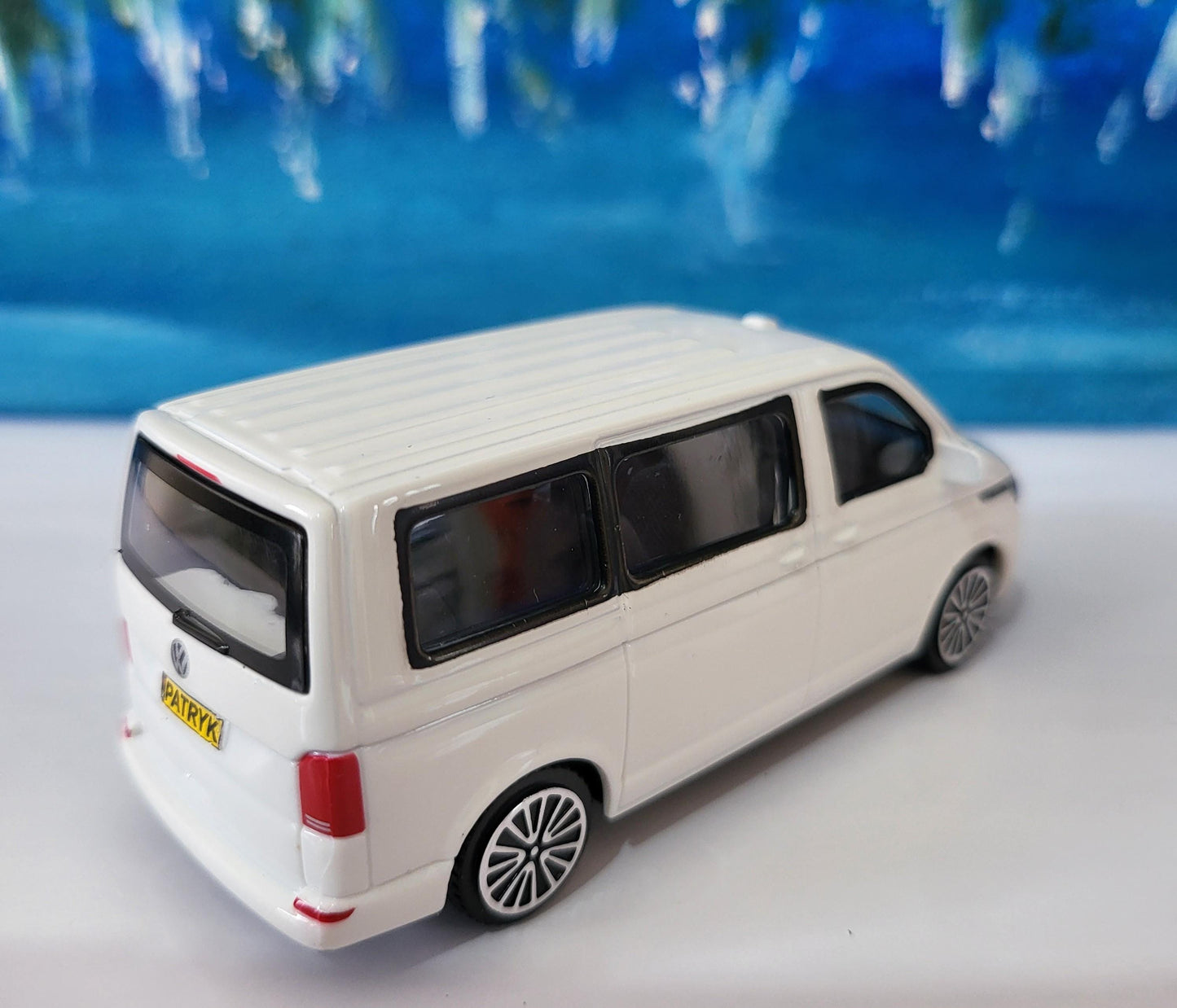 Personalised Name Plate VW T6.1 Crew Van Toy Car – 1:43 Scale | Gift for Kids & Adults | Dad Mom Grandad | Birthday Easter | Boxed