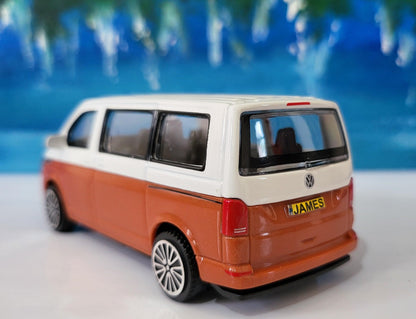 Personalised Name Plate VW T6.1 Transporter Van Toy Car – 1:43 Scale | Gift for Kids & Adults | Dad Mom Grandad | Birthday Easter | Boxed