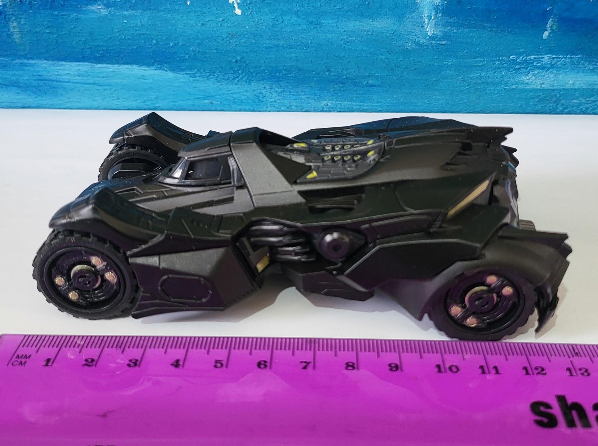 Metal 2015 Batmobile – Arkham Knight | Black Diecast Model Car | Batman Gift for Him | DC Comics Collectible | Jada Toy or Display Boxed