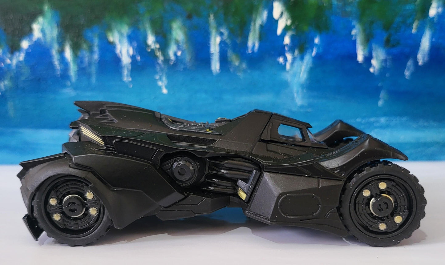 Metal 2015 Batmobile – Arkham Knight | Black Diecast Model Car | Batman Gift for Him | DC Comics Collectible | Jada Toy or Display Boxed