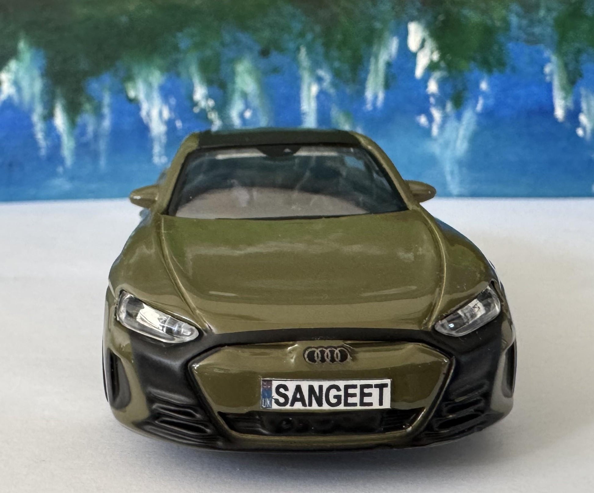Personalized Name Plate for Audi RS e-tron GT 2022 1:43 Toy Car – Custom Gift for Boy, Girl, Dad, Uncle, Brother, Grandad – New Boxed
