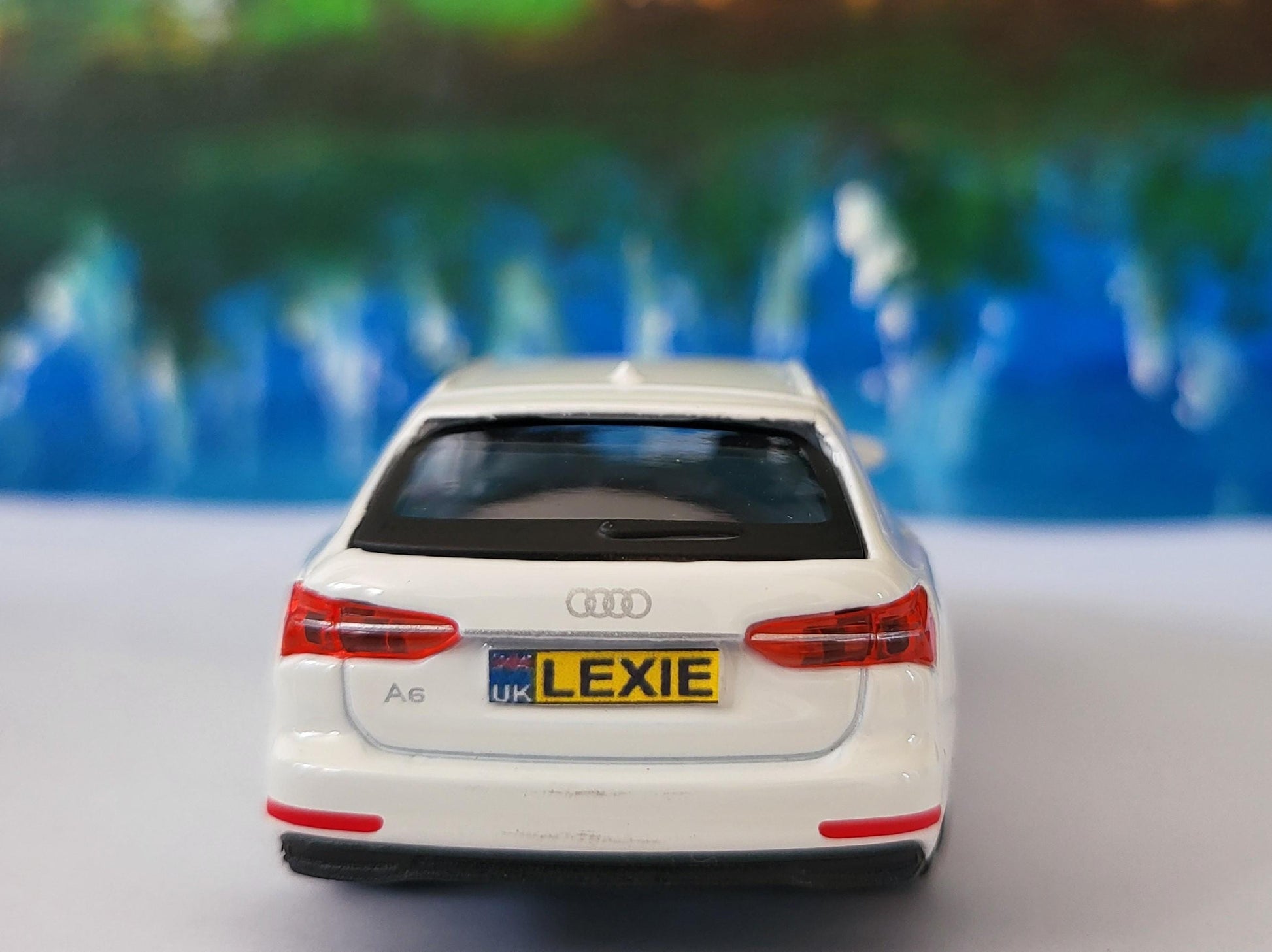 Personalized Audi A6 Toy Car Model – 1:43 Scale – Custom Plates – Gift for Boy, Girl, Dad, Mom, Uncle, Grandad, Brother – Birthday Present