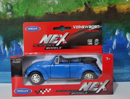 Personalised VW Volkswagen Beetle Convertible Toy Car, 1:34 Scale Model–Gift for Boy, Girl, Dad, Mom, Grandad, Birthday - Easter gift Boxed