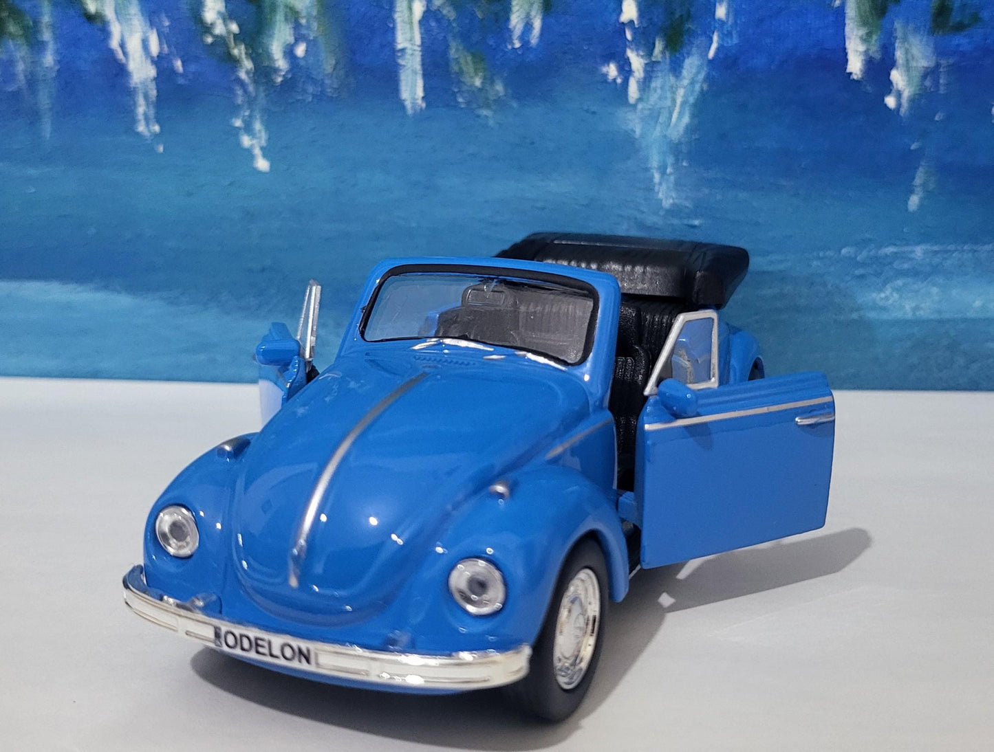 Personalised VW Volkswagen Beetle Convertible Toy Car, 1:34 Scale Model–Gift for Boy, Girl, Dad, Mom, Grandad, Birthday - Easter gift Boxed